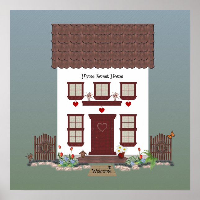 Poster Home Sweet Home (Frente)
