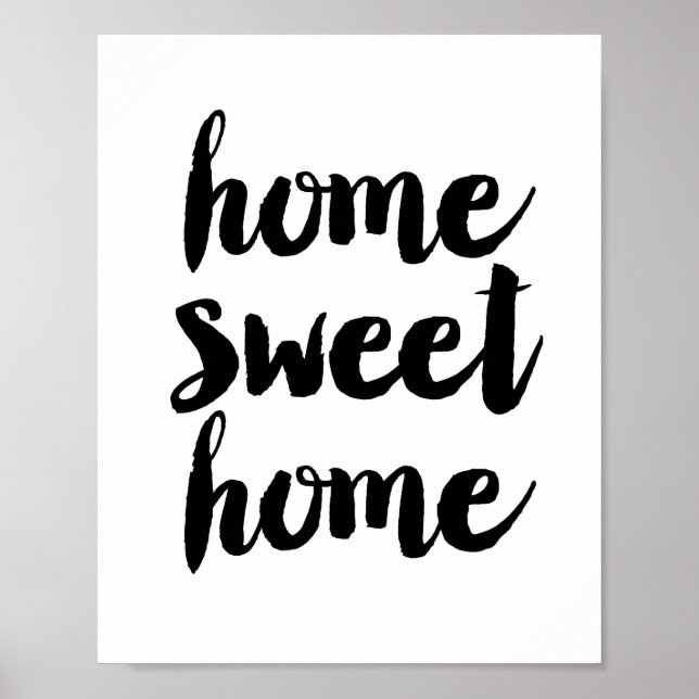 Poster Home Sweet Home (Frente)