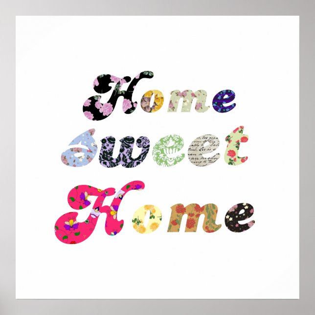 Pôster Home Sweet Home (Frente)