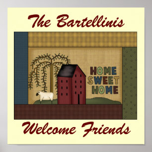 Pôster Home Sweet Home