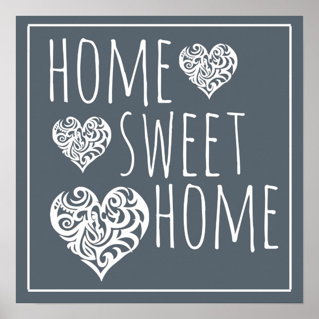 Poster Home Sweet Home Decor (Frente)