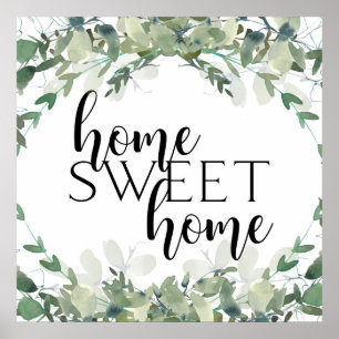 Poster Home Sweet Home Farmhouse