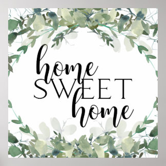 Poster Home Sweet Home Farmhouse