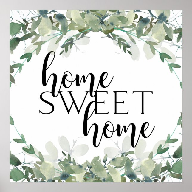 Poster Home Sweet Home Farmhouse (Frente)