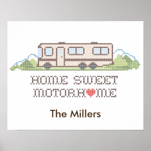 Poster - Home Sweet Motor Home