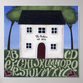 Poster Home Sweet Sample