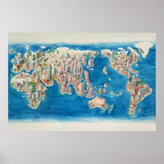 Poster Home Sweets Homes - A Vila Global Urbaniza (Frente)