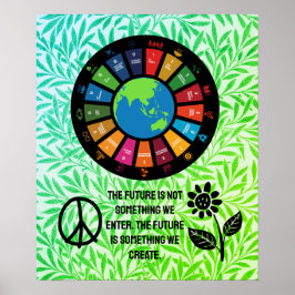 Poster Home WallArt do escritório da sala de aula Inspiro