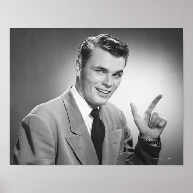 Poster Homem a apontar 2 (Frente)