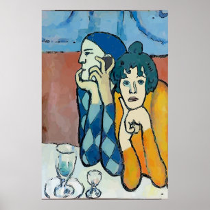 Poster Homem-Abstrato no Celular, editar texto