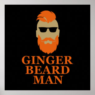 Poster homem-barba