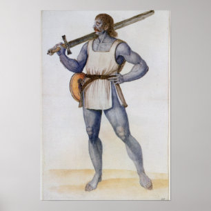 Pôster Homem britânico antigo