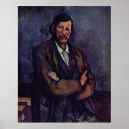 Poster Homem com armas cruzadas - Paul Cezanne - c1866