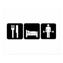 Homem Comeu Sono Levante Pesos