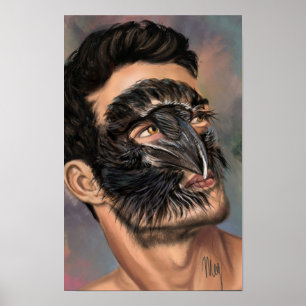 Poster Homem Corvo