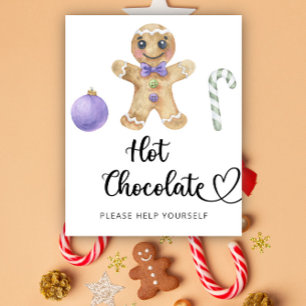 Poster Homem de biscoito de gengibre - Barra de chocolate