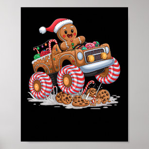 Poster Homem de Biscoito de Trigo Monster Truck Rei do Na