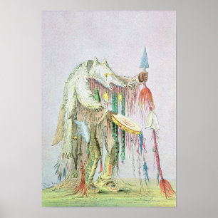 Poster Homem de medicina Blackfoot