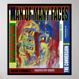 Pôster Homem de Muitos Rostos