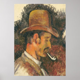 Poster Homem de Paul Cezanne   no traje oriental, c.1635