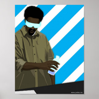Pôster Homem de Química