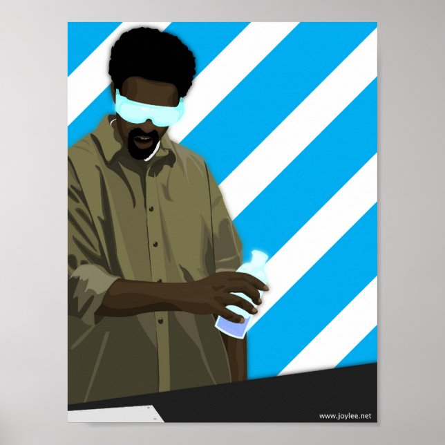 Pôster Homem de Química (Frente)