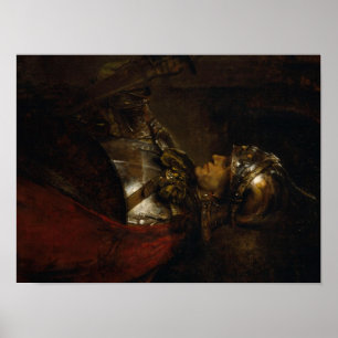 Pôster Homem de Rembrandt na armadura