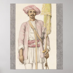 Pôster Homem de Rocket da sultão de Tipoo (1750-99),