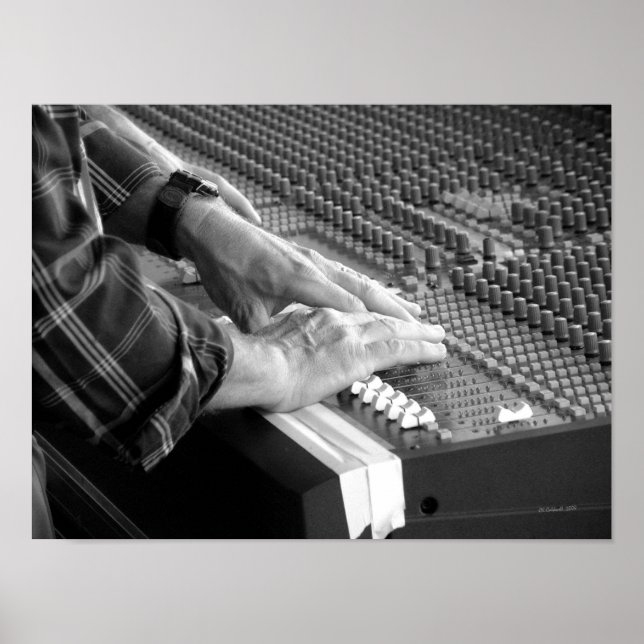 Poster Homem de som (Frente)