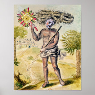 Poster Homem do penitente em India