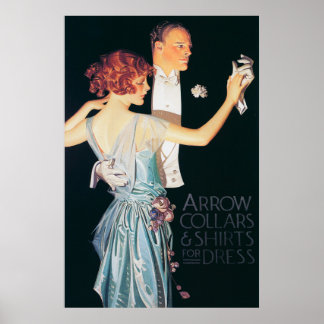 Poster Homem e Mulher Dançando por Leyendecker