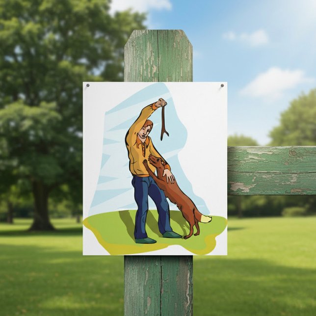 Poster Homem E Seu Cão (Criador carregado)