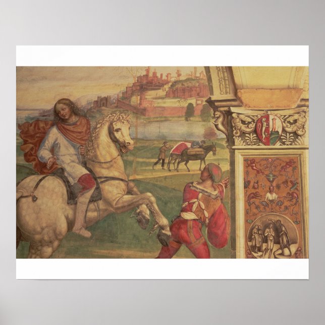 Poster Homem em Horseback, da Vida das Ruas. Bento (f (Frente)