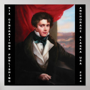 Pôster Homem Europeu do século XIX