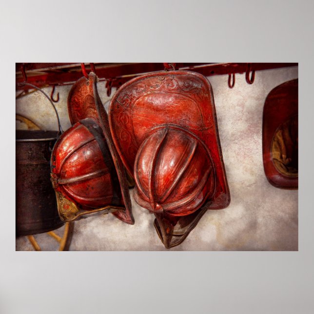 Pôster Homem-Fogo - Chapéu - Chapéus antiquados (Frente)