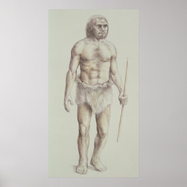 Pôster Homem Neandertal (Frente)