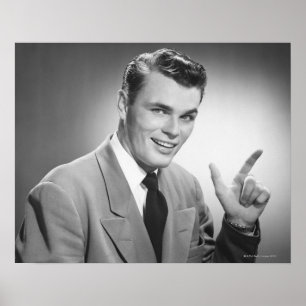 Pôster Homem que aponta 2