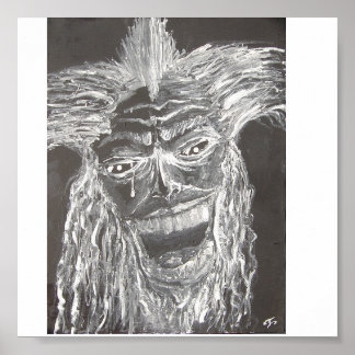 POSTER HOMEM RINDO ATÉ MACHUCAR