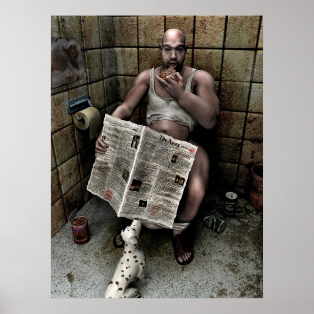 Pôster homem sujo (Frente)