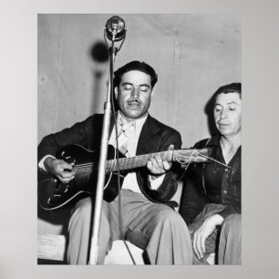 Poster Homem tocando violão