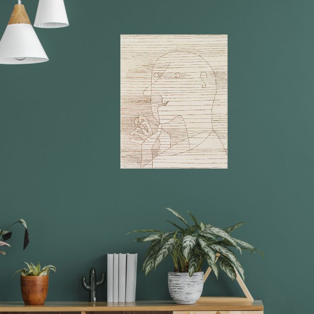 Poster Homem Velho Contando nos Dedos, (Sala de Estar 1)