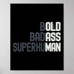 Poster Homem Velho Dizendo Idiota Presente Aniversário Pa