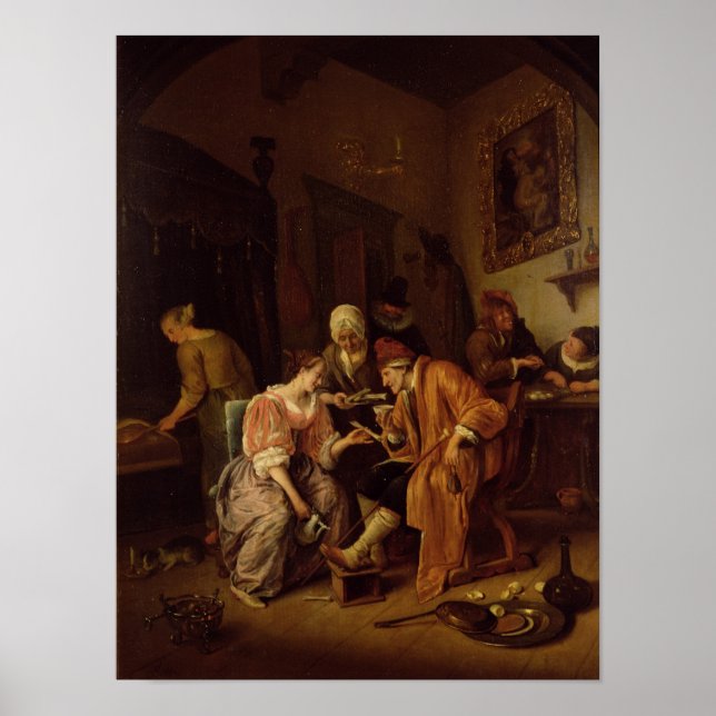 Pôster Homem velho doente (Frente)