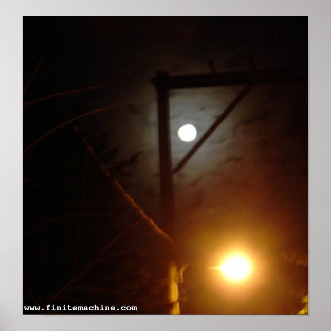 Poster homem vs. natureza (Frente)