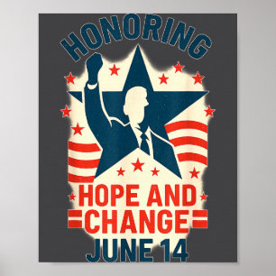 Poster Homenageando Esperança E Mudança_dia De Obama Aind