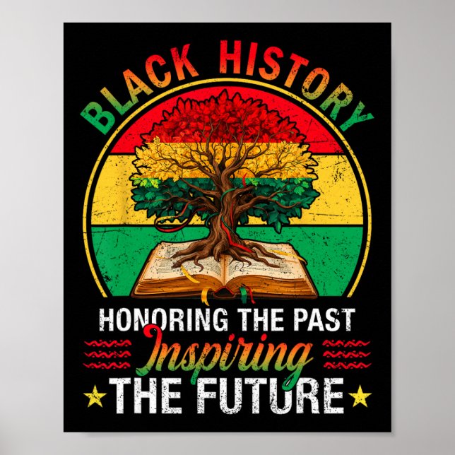 Poster Homenageando o Passado Inspirando o Futuro Árvore  (Frente)