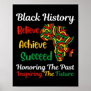 Poster Homenageando o Passado Inspirando o Futuro Históri