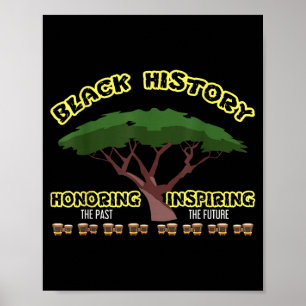 Poster Homenageando o Passado Mês da História Negra