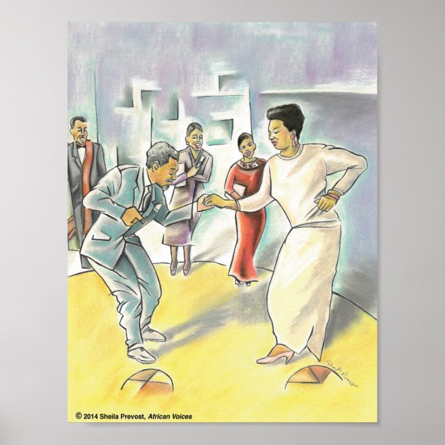 Pôster Homenagem a Maya Angelou & Amiri Baraka (Frente)