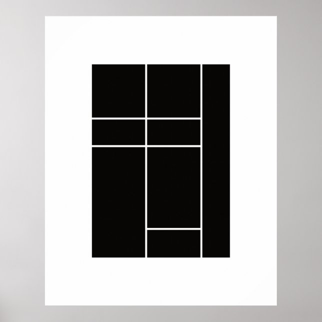 Poster Homenagem a Mondrian 1.2 (Frente)